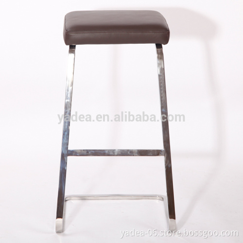 Modern bar chair stainless steel barstool for coffee shop